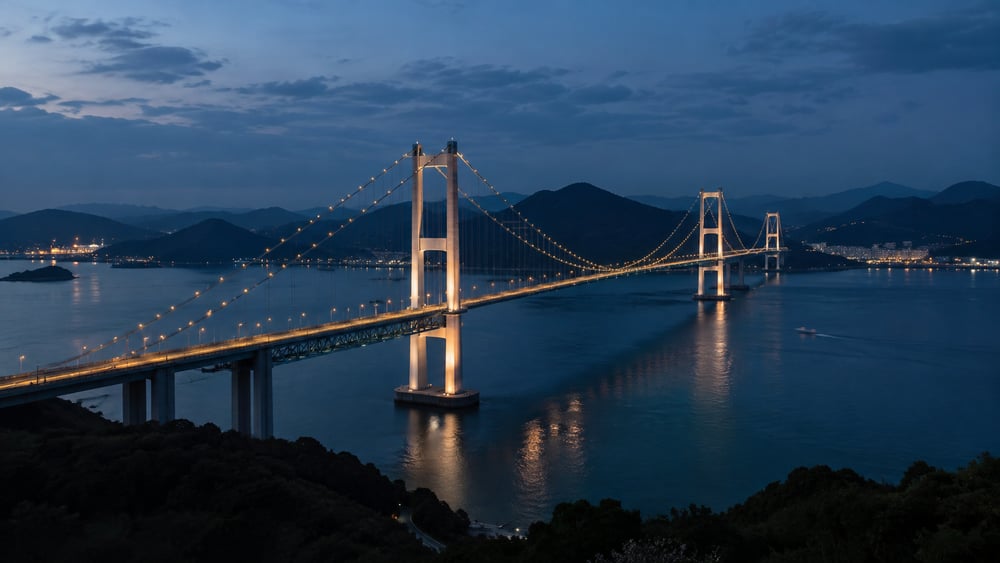 対岸をつなぐ橋（イメージ）